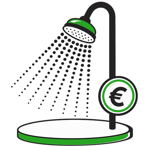 Duschen-Gebuehr